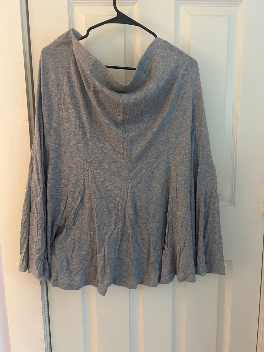 Talbots Light Gray A-Line Skirt